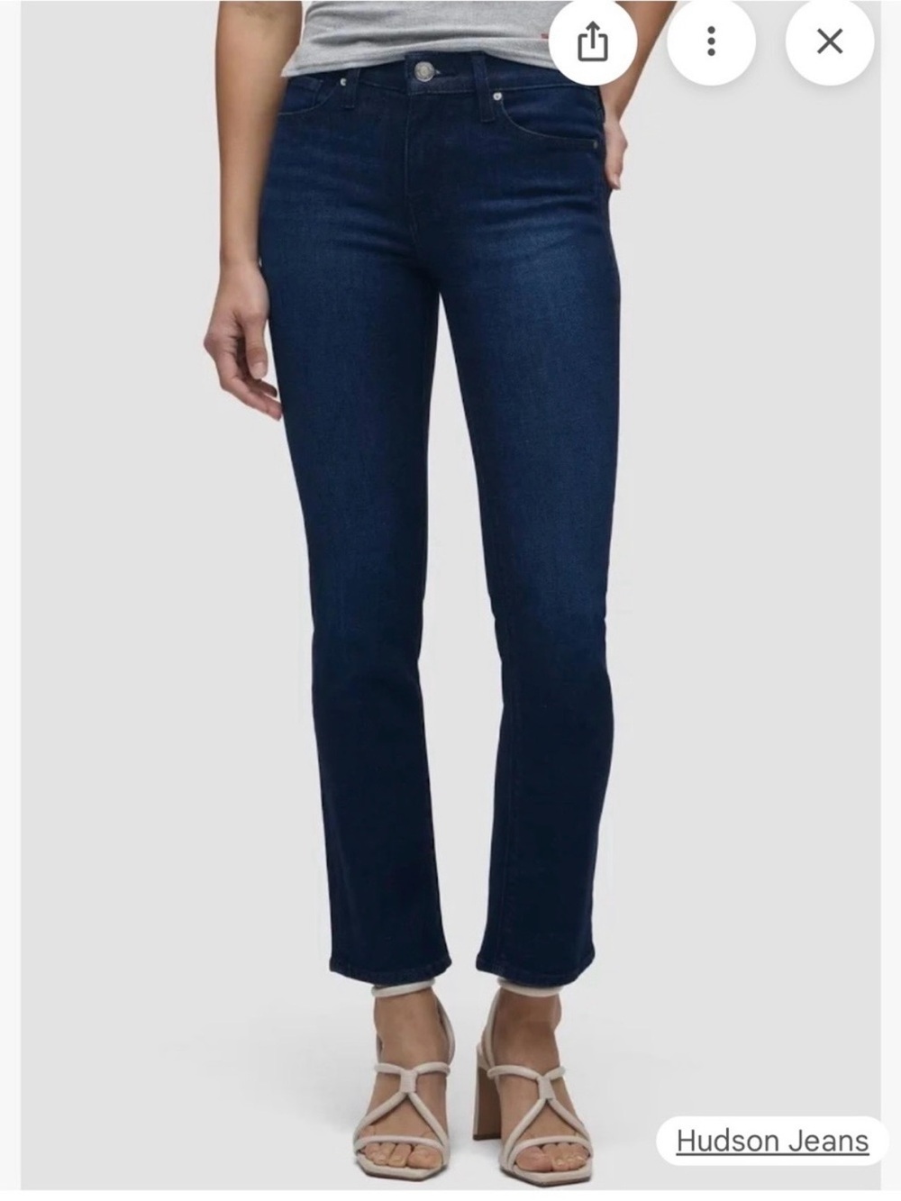 Hudson High Rise Straight Leg Jeans | 4/26